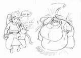Anime Fat Deviantart Gain Weight Alex Says Girl Comic Blimpy Template sketch template