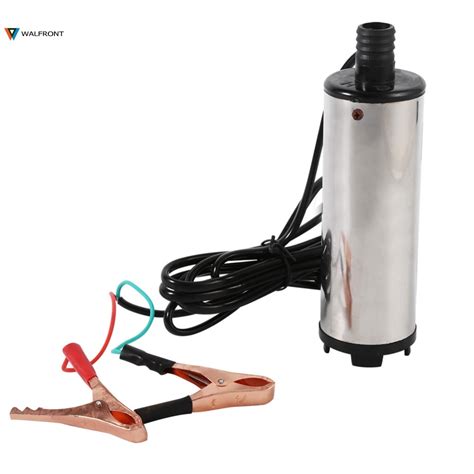 portable dc  submersible fuel transfer pump stainless steel mini electric diesel fuel pump