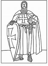 Soldati Cavalieri Chevalier Cavaliere Soldato Templare Coloriage Templari Croise Medioevali Cristiani Thèmes Associés Mondobimbo Altervista sketch template