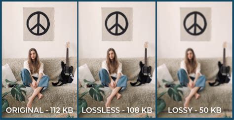 lossy  lossless image compression      flat icons