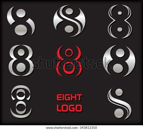 number  logo number  logotype stock vector royalty