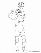 Voleibol Saque Volley Joueuse Voley Uniforme Hellokids Deportes Colorier sketch template