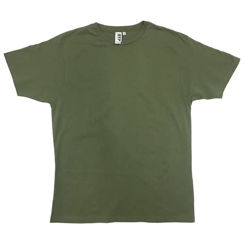 od green  dtg ready  print crew neck  shirt rtp apparel