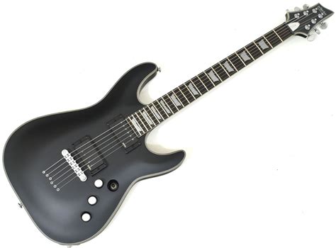 schecter   platinum electric guitar satin black  stock