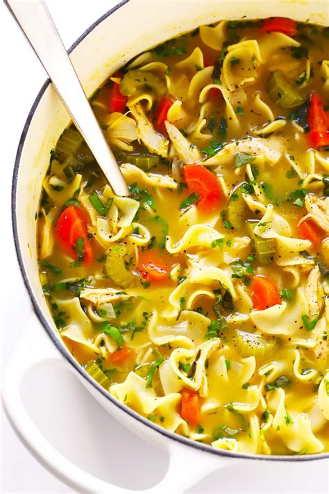 Herb Loaded Chicken Noodle Soup Gimme Some Oven
