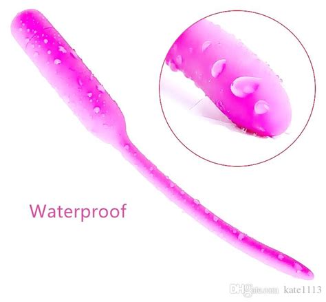 Pink Color Short Silicone Penis Plug Plastic Urethral
