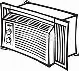Air Conditioner Clipart Clip Window Ac Unit Hvac Pages Units Silhouette Heating Cliparts Cooling Conditioning Clipground Coloring Clipartfest Library sketch template
