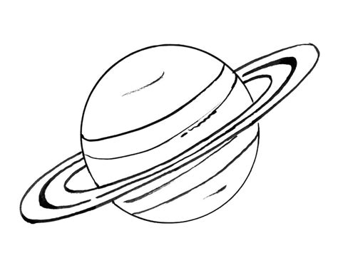 doodle saturn coloring page  printable coloring pages  kids