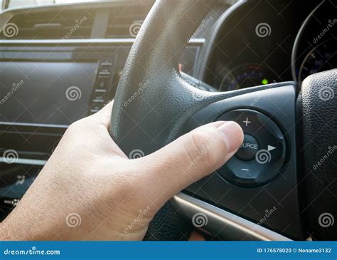 multi controller  steering wheel stock photo image  comfort close