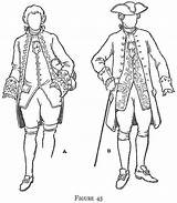 Colonial Colonies Barock Scandal Kleidung Ausmalbilder Schlossmuseum Modegeschichte Historische Muster Patterns 18th Americanrevolution sketch template