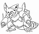 Coloring Pokemon Mega Pages Ex Popular sketch template