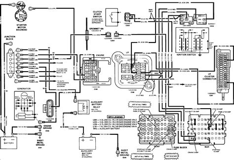 qa  chevy  alternator engine starter wiring diagrams