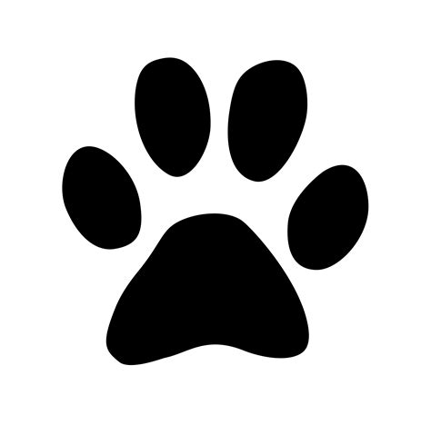 paw print dog vector art icons  graphics