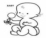 Coloring Pages Baby Bae Cute sketch template