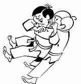 Judo Martial Boys Compete Bulkcolor Karate Copyright sketch template