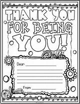 Coloring Pages Appreciation Thank Students Preview sketch template