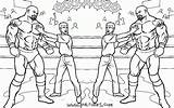 Coloring Wwe Pages Wrestler Wrestling Printable Popular sketch template