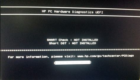 hp pc hardware diagnostics uefi smart check  installed fo hp support community