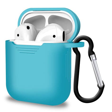silicone sky blue airpod case  airpods st gen   gen isoul