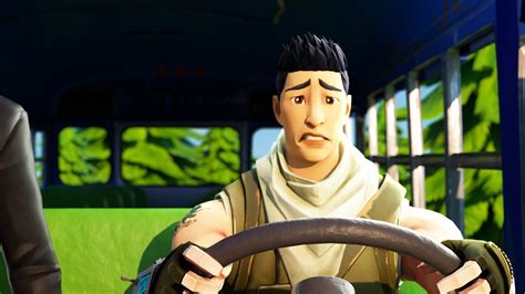 bus driver  failed  driving test fortnite animation