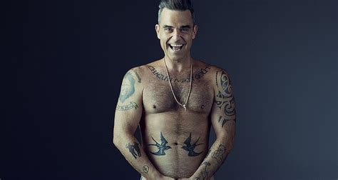 Relive Robbie Williams Attitude Cover Shoot Uk