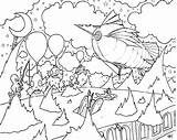 Coloring Pages Trippy Psychedelic sketch template
