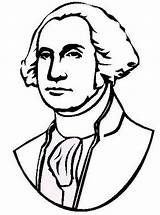 Washington George Coloring Pages Bust Kids sketch template