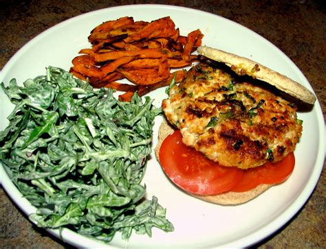 A Little Fancy Turkey Burgers Sort Of Spicy Slaw And