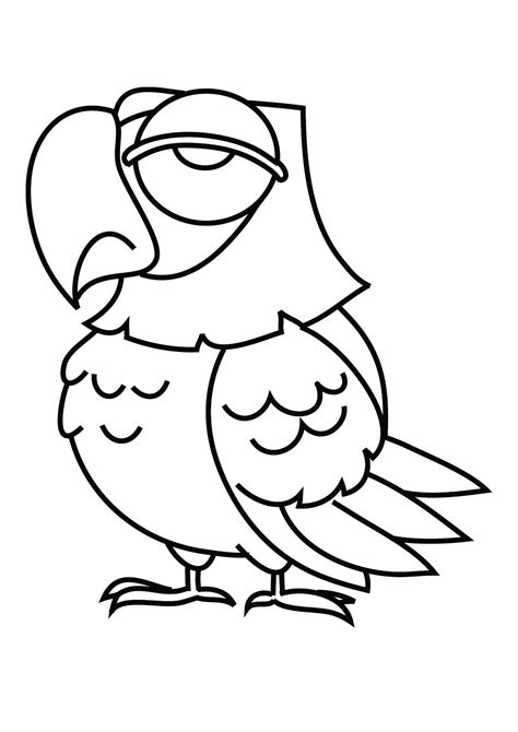 bird coloring page child coloring