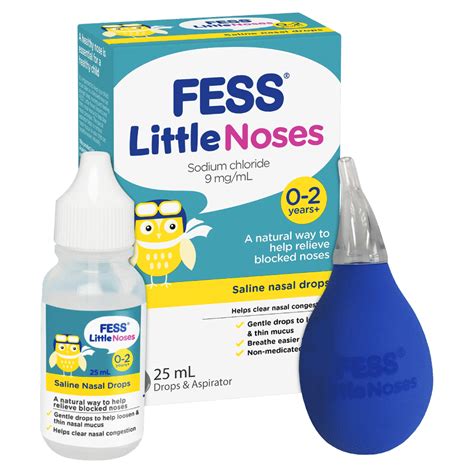 fess  noses saline nasal drops aspirator ml discount chemist