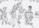 Coloring Music Band Pages Print Online Drawn Deviantart Group sketch template