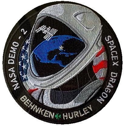 dm official spacex mission patch rspacex
