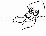 Splatoon Squid Inkling Ausmalbilder Coloringhome Dragoart Clipartmag sketch template