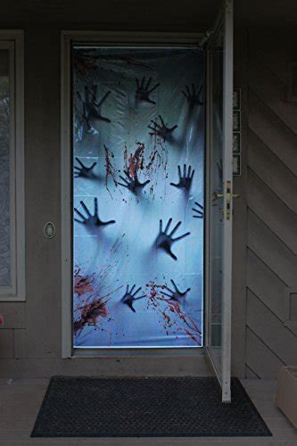 joiedomi halloween haunted house decoration window door cover zombie hands  inches buy