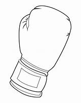 Boxing Gloves Glove Drawing Artflakes Mma Printable Tattoo Draw Drawings William Rossin Outline Line Template Party Print Poster Hanging Illustration sketch template