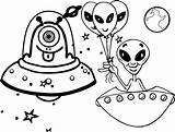 Ufo Aliens 120k sketch template