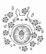 Totoro Coloring Pages Ghibli Studio Kawaii Coloriage Tattoo Colouring Anime Flickr Drawing Neighbor Animal Miyazaki Hayao Choose Board Lisa sketch template