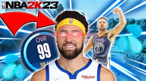 Overpowered Nba 2k23 Klay Thompson Build 💦🏀 The Best Shooting