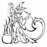 Coloring Witch Pages Wicked Halloween Witches West Oboe Printable Kids Drawing Print Color Couldron Getdrawings Da Colouring Getcolorings Potions Making sketch template