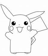 Pokemon Coloring Manga Pikachu Characters sketch template