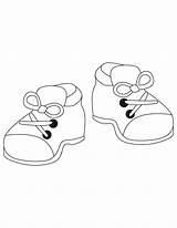 Shoes Kids Coloring Pages sketch template