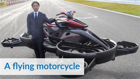 japan drone makers flying motorcycle youtube