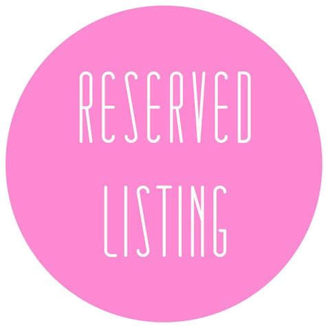 items similar  reserved listing  etsy