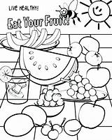 Coloring Healthy Pages Food Nutrition Eating Foods Drawing Printable Kids Protein Grains Goomba Snack Health Sheet Color Faces Sheets Getcolorings sketch template