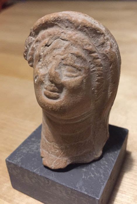 oud romeins terracotta romeins hoofd catawiki