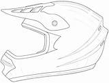 Helmet Bike Dirt Coloring Pages Motocross Drawing Dirtbike Template Printable Sketch Getdrawings Getcolorings Color Pa sketch template