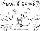 Coloring Pages Potatoes Small Mash Erica Kepler Getcolorings sketch template