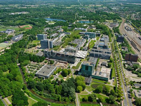 aerial view eindhoven university  technology  tu eindhoven