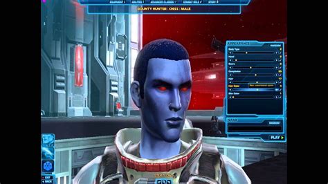 Star Wars The Old Republic Bounty Hunter Character
