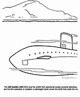 Submarine Coloring Print Pages Popular sketch template
